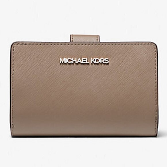 Michael Kors Handbags - NWT Michael Kors Medium Saffiano Leather Wallet Color Dusk